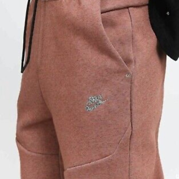 NWT Nike Sportswear Revival Tech Fleece 2-piece Hoodie/Joggers - Grey/Redstone - Picture 13 of 16